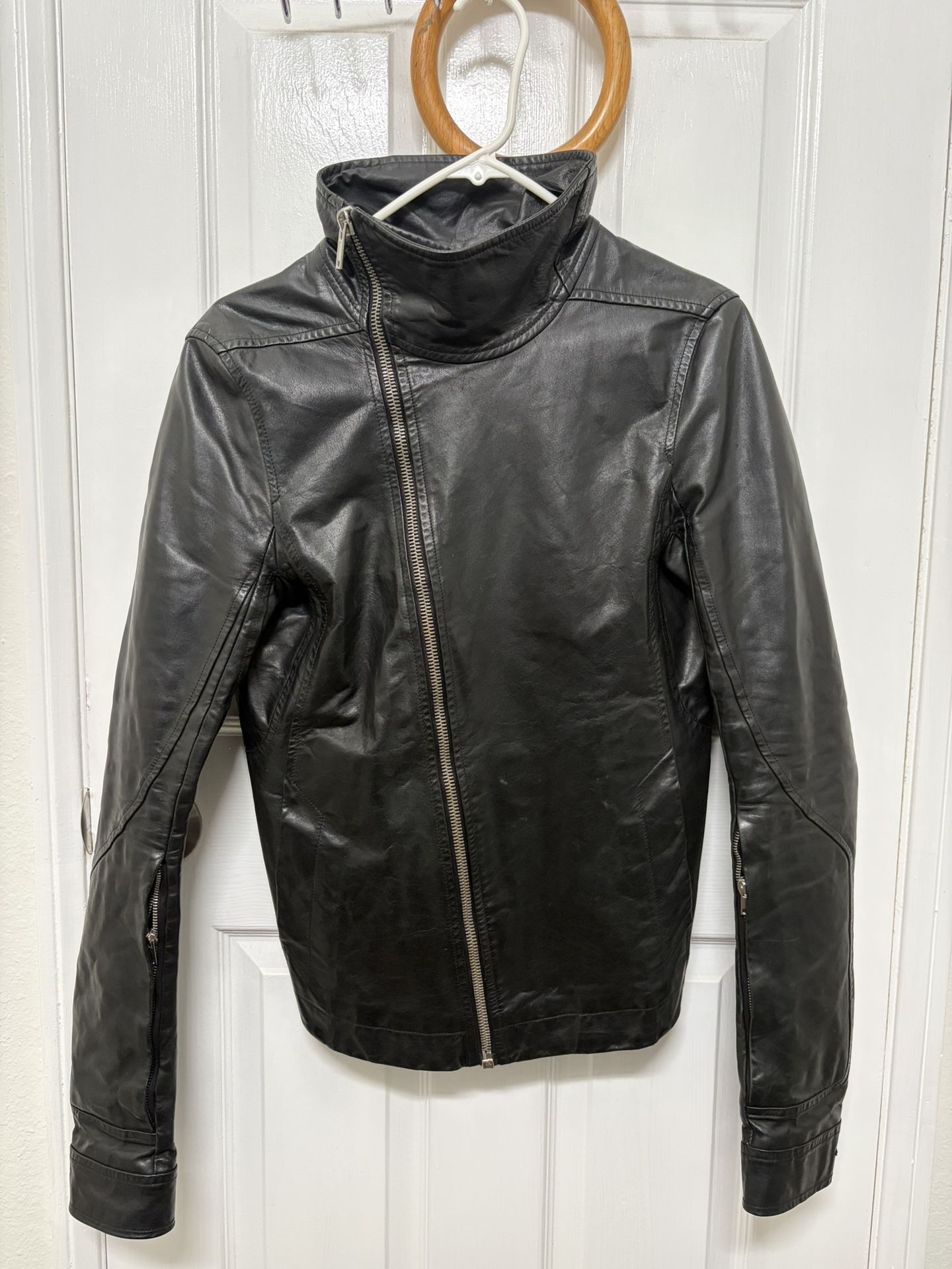 Rick Owens FW09 Bauhaus Lambskin Leather Jacket 