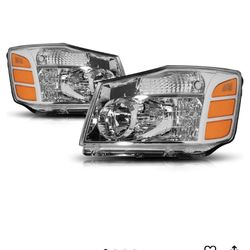 Brand New Nissan Titan Chrome Headlights