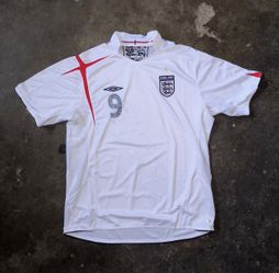 Vintage England Soccer Jersey (some Wear)