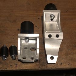 FC RX7 turbo II billet aluminum motor mounts and delrin bushings