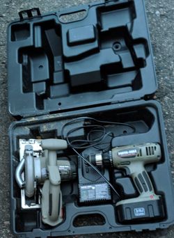 Portcable dril and saw kit