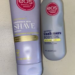 eos Cashmere Skin Shave Butter & Shea Better Vanilla Cashmere Body Oil