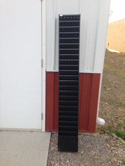 Very heavy metal steel magazine rack