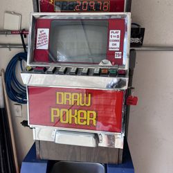 Price Reduced — Draw Poker Machine And Stand 