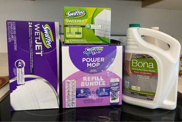 NEW- floor cleaning supplies (Swifter)