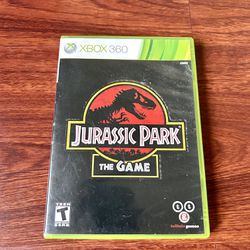 Jurassic Park The Game Xbox 360