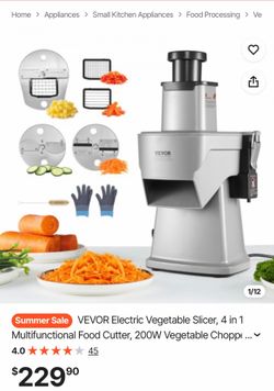 VEVOR Electric Vegetable Slicer