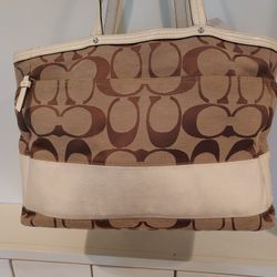 Coach Tote Purse Travel Bag Diaper Bag