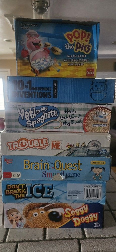 Board Games $5 Each