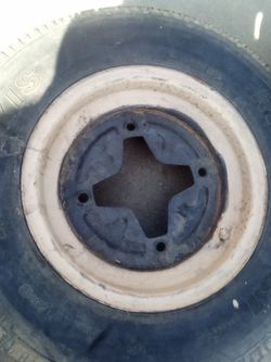 Two 15"Trailer Rims & Tires