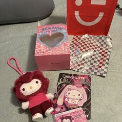 MINISO Hello Kitty Popstar Plush Keychain -“Zest”