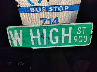 Retired Street Sign