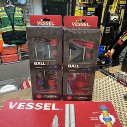 VESSEL ( Japan Made ) BALL GRIP Screwdriver 4PC. Set $29 Each.