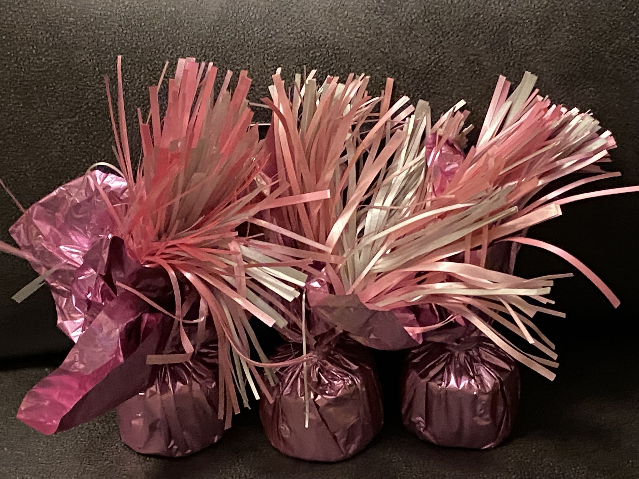 NEW - 175 Gram Fringed Foil Weight  Color: Pink & Light Pink  All 3 for $4.75