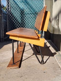 MID CENTURY MODERN BENCH 1950s