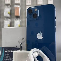 iPhone 13 Unlocked 128Gb Blue Like New With Warranty 