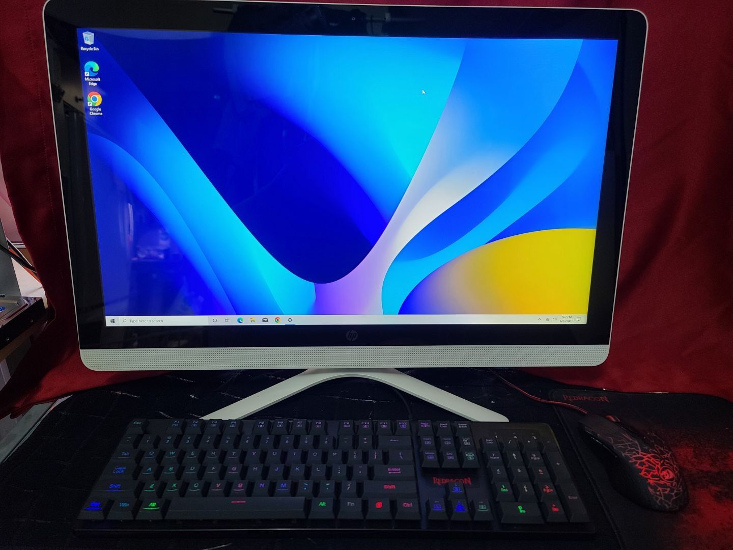 New hp 24 g237c windows 10 pro all in one desktop touchscreen amd a8