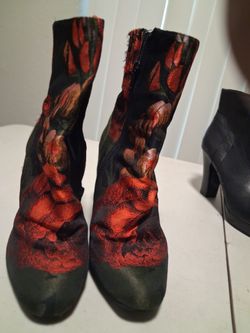 Jeffrey Campbell Stratford Floral Brocade Boot, Size 7