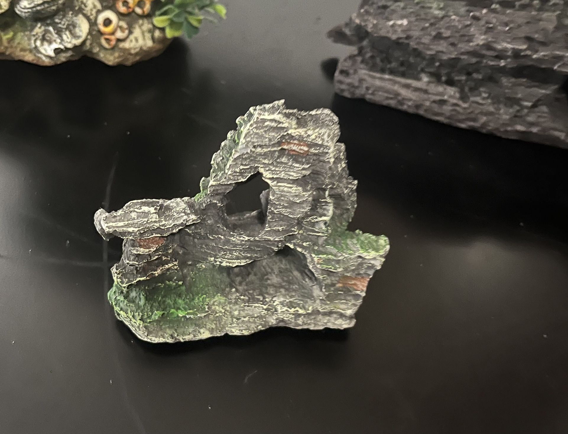 Aquarium Decorations, Heater, Filter, LED Hood Lamp, Etc