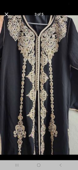 Elegant Royal Black Caftan 🖤 