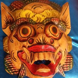 Handcrafted Balinese Barong Mask
