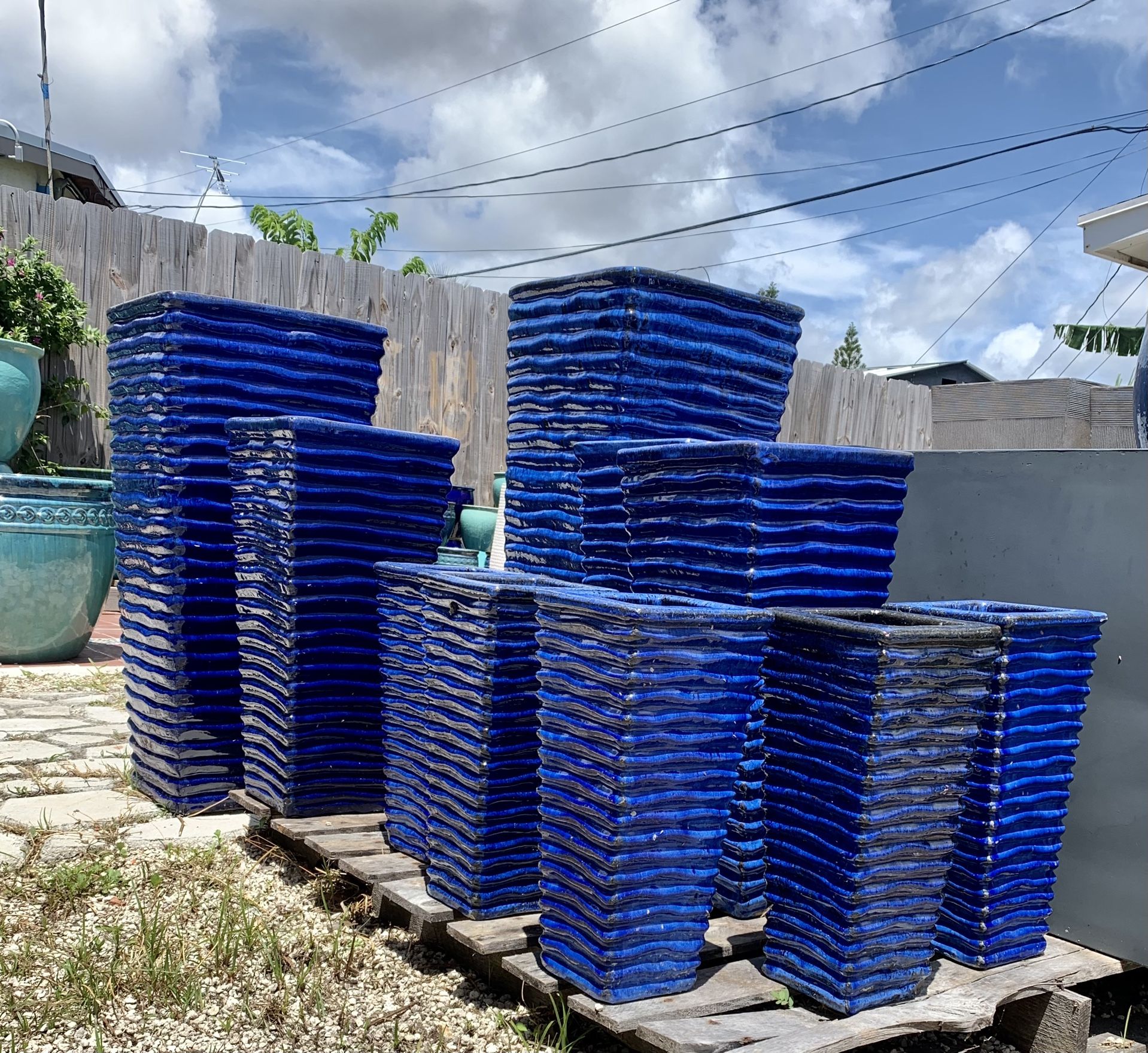 Glazed Ceramic Pots Brand New 