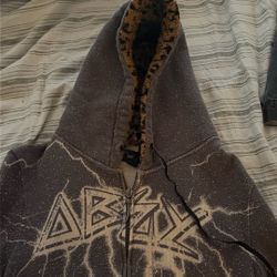Vintage Obey Hooded Jacket