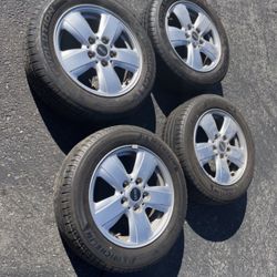 4 - 175/65r15 5x112 5x4.41 Stock Mini Cooper Mercedes C280 Vw Passat Jetta Golf Audi Wheels Rims Good 80% Treads Tires !!!!!!!!!!!!