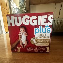 Huggies little snuggles size 1 192 & 198 counts boxes & more