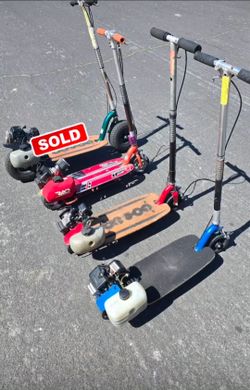 Goped 2 stroke gas scooters ready to ride