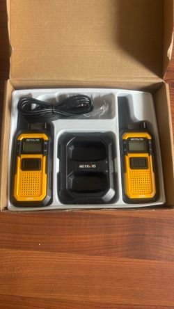 Walkie talkies