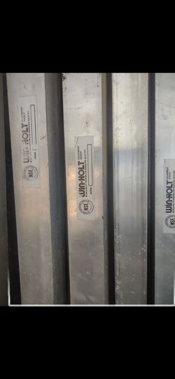 Wind hold commercial aluminum shelving