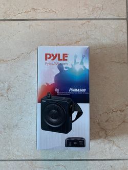 Portable PA Speaker Voice Amplifier - Built-in Rechargeable Battery w/ Headset Microphone