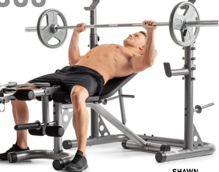 Olympic Weight Bench w/ Squat Rack