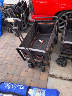 Mac Sports XL Folding Wagon with Brakes