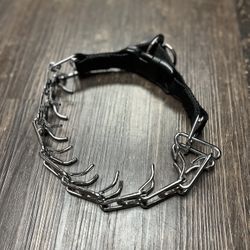 Dog Prong Collar, Adjustable Dog Training Collar with Buckle for Small Medium Large Dogs