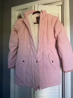 Girl’s Hooded Parka Jacket with Detachable Hood