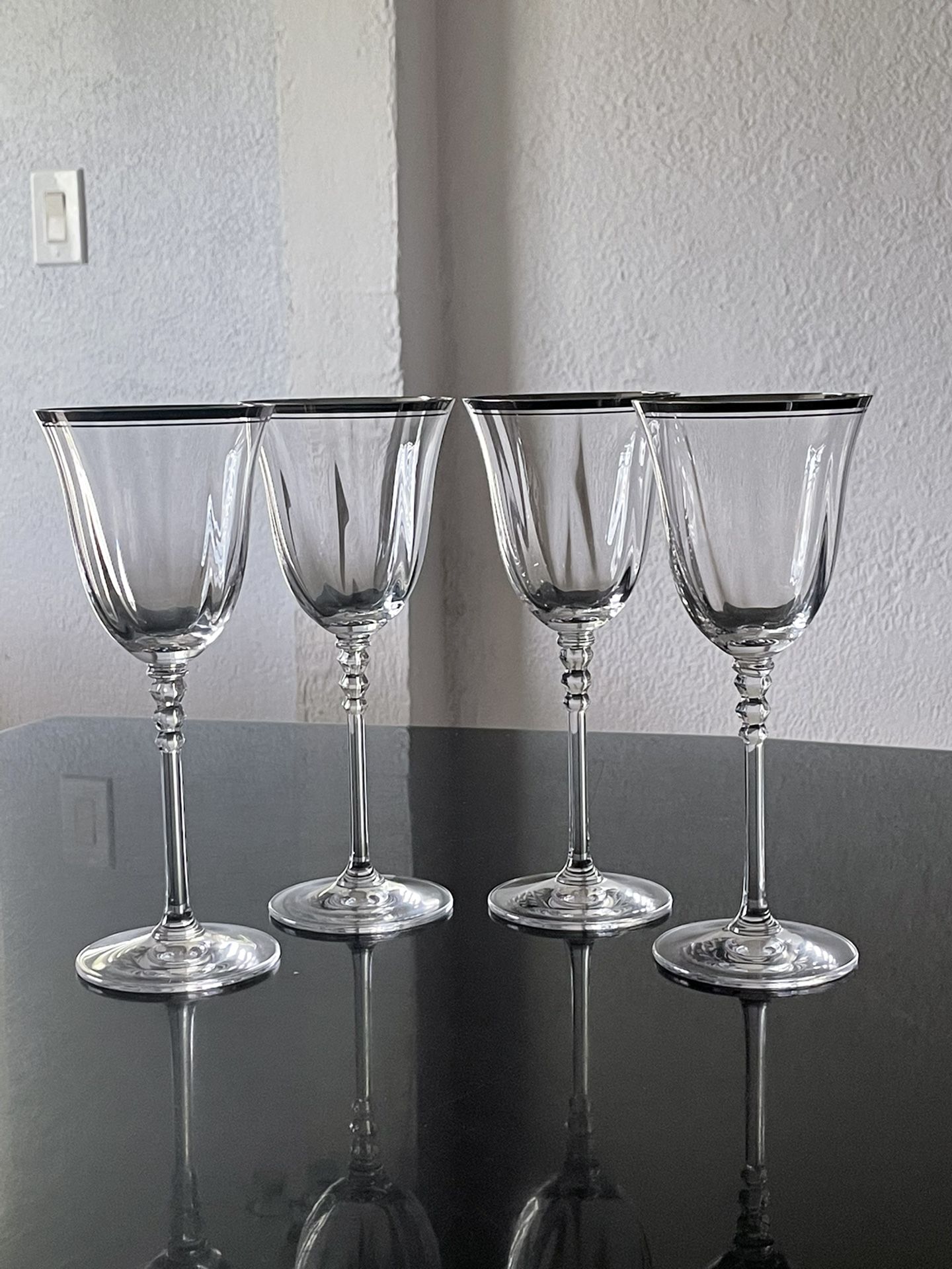 Mikasa Sonata Platinum Water Goblets