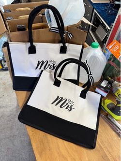 (2) Unused “Mrs” bags