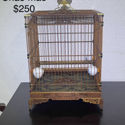 Asian Bamboo Bird Cage 