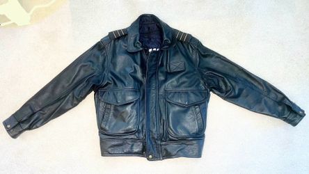 Leather Pilot Uniform Jacket – Very Good Condition