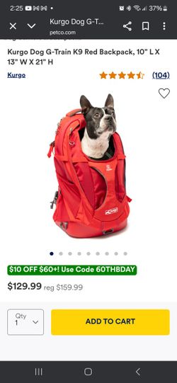 Kurgo Pet Backpack 🎒