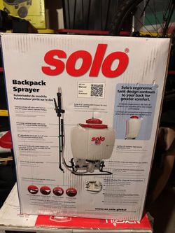 Backpack sprayer