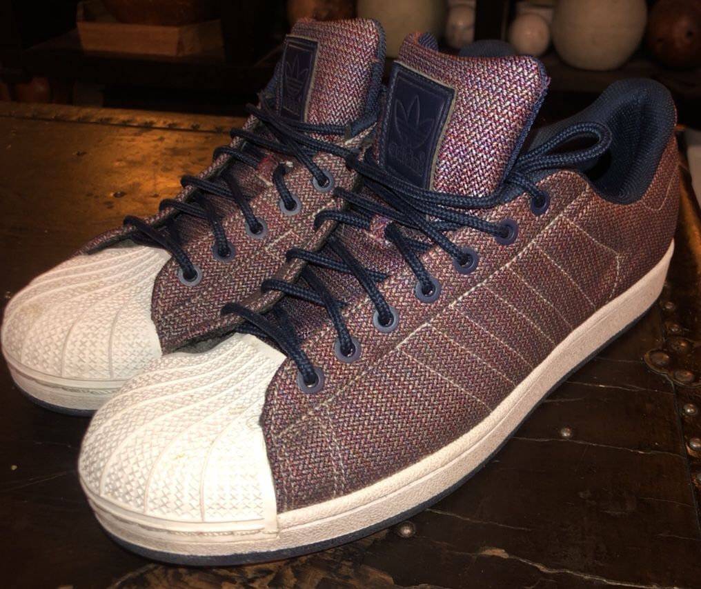 Adidas Shell Toe Superstars Woven RARE Men’s 11