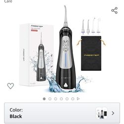 Water Flosser Professional Cordless Dental Oral Irrigator, Portable and Rechargeable IPX7 Waterproof 6 Modes Water Flosser 300ML Water Tank for Home a