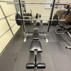 Power Rack + Adjustable Bench – Heavy Duty Home Gym