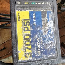 Commercial Honda Pressure Washer 3700 Psi