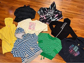 8 size, large, junior sweatshirts and hoodies