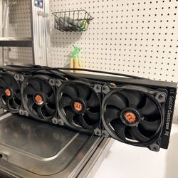 Coolstream PE Quad Radiator With Thermaltake RGB Fans Liquid Water Cooling