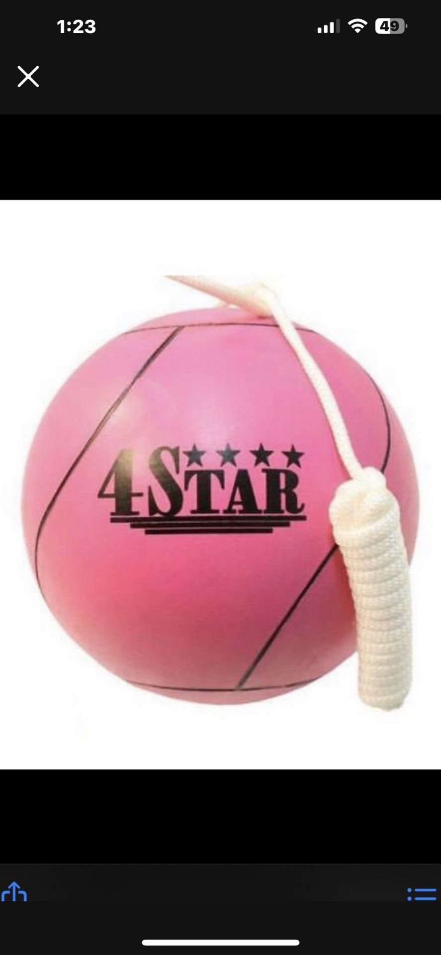 12 dollars new tetherball toy